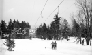T Bar Ski Lift Hogback Mt. Ski Area 