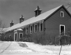 Bennington College Barn in the Winter