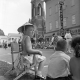 Children Watch Battle Day Drummers