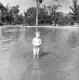 A Girl Enjoys the YMCA Pool