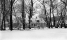Hall Farm House in the winter