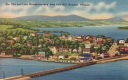 The City and Lake Memphremagog, from Pine Hill, Newport