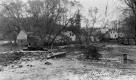 Flood damage in central Milton