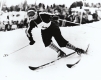 Ski Racer in Action