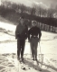 Two Figures in Ski Gear