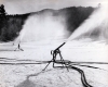 Three Snowmaking Machines at Mt. Ascutney Ski Area