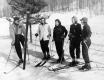 Bob Slade and Pupils at Ski School