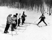 Gordon Lowe and Group of Pupils