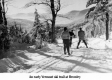 An early Vermont ski trail at Bromley