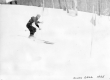 Allan Beck Skiing Down the Mountain