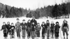 Children at the Ski Resort