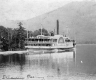 Ticonderoga passing an island