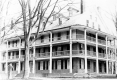 A view of the Clarendon Springs Hotel