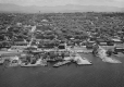 Ferry and dock and Burlington, looking east. 