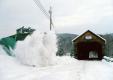 Snow Plow at Bartonsville Covered Bridge