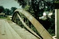 House and automobile behind the Mosely Bridge