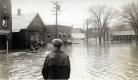 Flood Waters Nov 4, 1927 from Bank Hill Waterbury