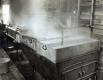 Tubs boiling sugar maple sap