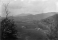 View of farms and farm buildings