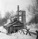 Side of Maple Sugaring Facility and Smokestack