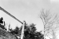 Helen Fisher in Front of Taft Lodge