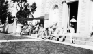 Children at Flower Show, Old First Church