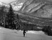 Skier Skiing Down Slope