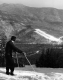 Skier Looking Downhill