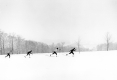 Individuals Skiing