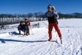 Family of Skiers