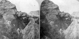 Stereoview of the Lips of Mt. Mansfield
