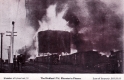 The Richford Elevator plant in flames