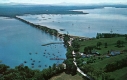 Sandbar Bridge on Lake Champlain