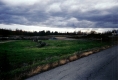 Farm on a stormy day