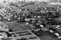 Aerial View of School Parking Lot Looking North