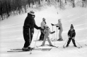 Smokey the Bear on Skis