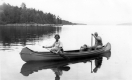 Canoeing on Lake Champlain