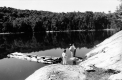 Children Looking Out Onto the Lake