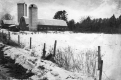 Winter Farm Scene