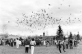 Students Releasing Balloons