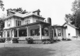 Home with large front porch