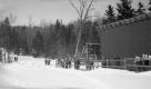 Waiting for the lift