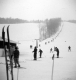 Skiers Skiing Down Spruce on Christmas