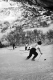 Skiers on a Warm Winter Day at Mt. Mansfield