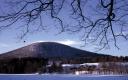 Barn Complex Near Round Mountain in Brattleboro 
