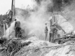 Excavating Rock for I-89 Construction near Montpelier