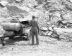 Excavating Rock for I-89 Construction near Middlesex, Looking Southeast