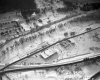 Aerial View of Frozen Winooski River near Middlesex