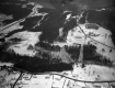 Aerial View of Snow-Covered Landscape near Berlin