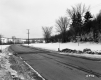 Highway through Snow Covered Landscape